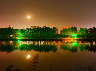 西海濕地公園夜景