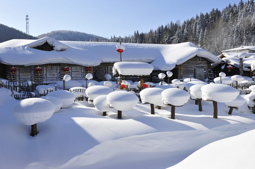 “雪”迎八方客 中國雪鄉(xiāng)景區(qū)正式開園