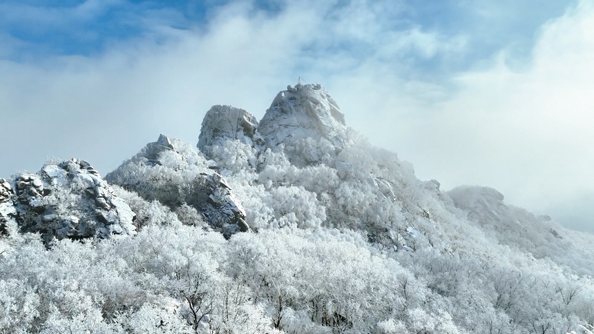 黑龍江集賢：雪后山川景色新