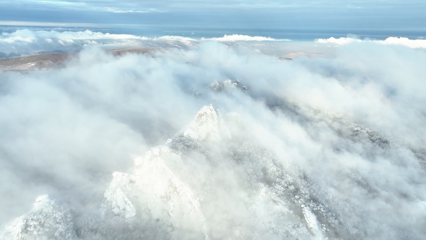 黑龍江集賢：雪后山川景色新