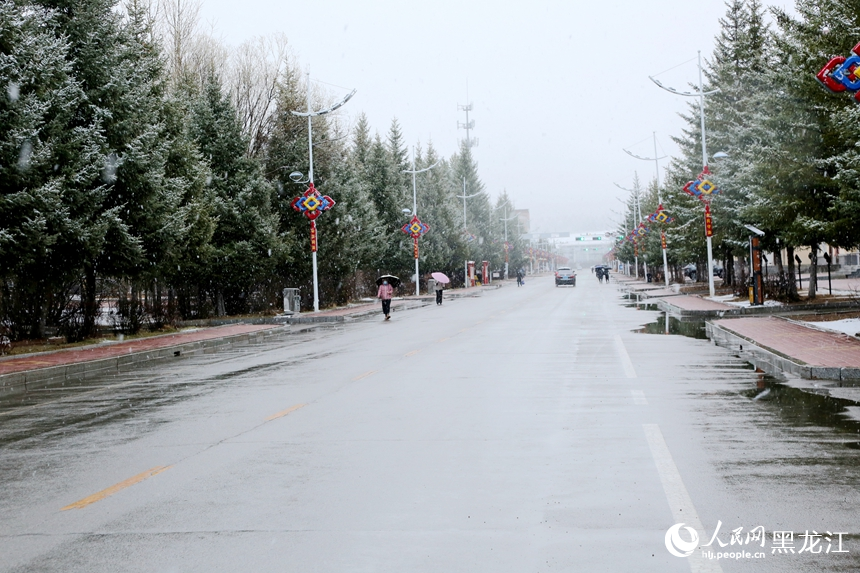 “立夏”逢春雪 “中國最冷小鎮(zhèn)”大興安嶺呼中區(qū)迎來降雪